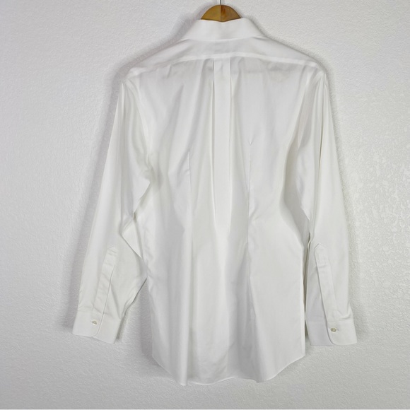 Brooks Brothers Classic White Supima Cotton Button Front Shirt - Picture 8 of 8